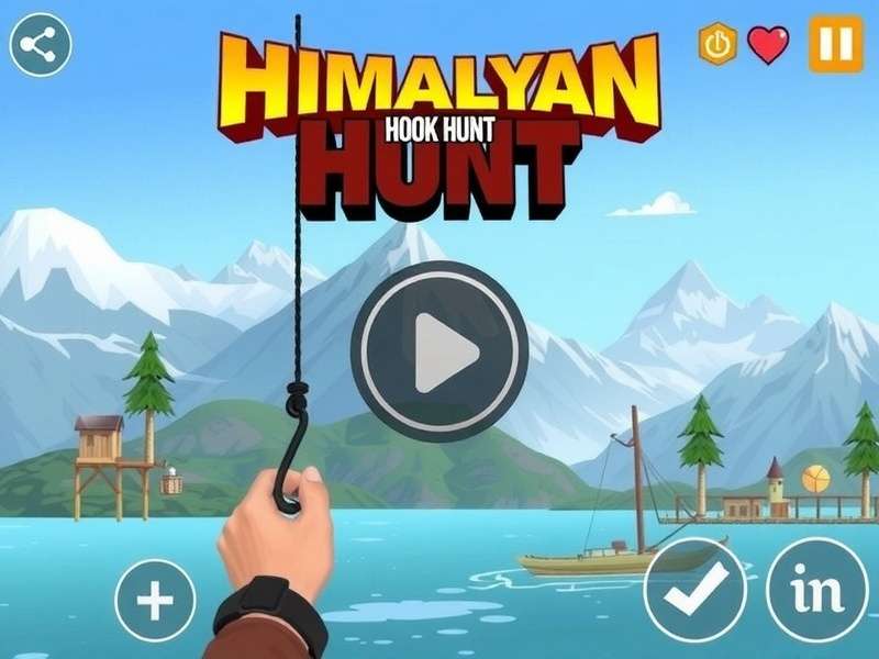 Himalayan Hook Hunt Gameplay Screenshot